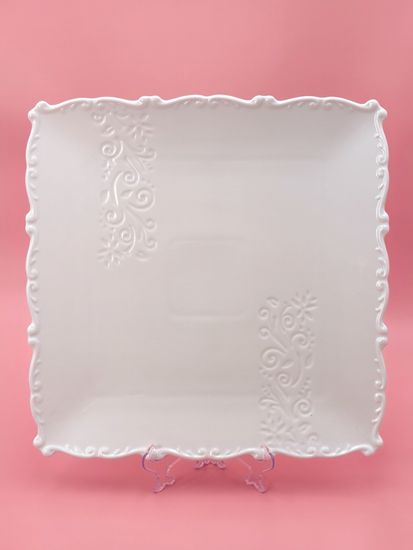 Блюдо квадратное 30 см. набор 3 шт. "Орнамент"