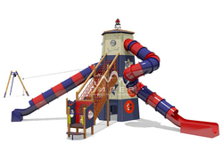 Игровой комплекс “Маяк” с канатной дорогой