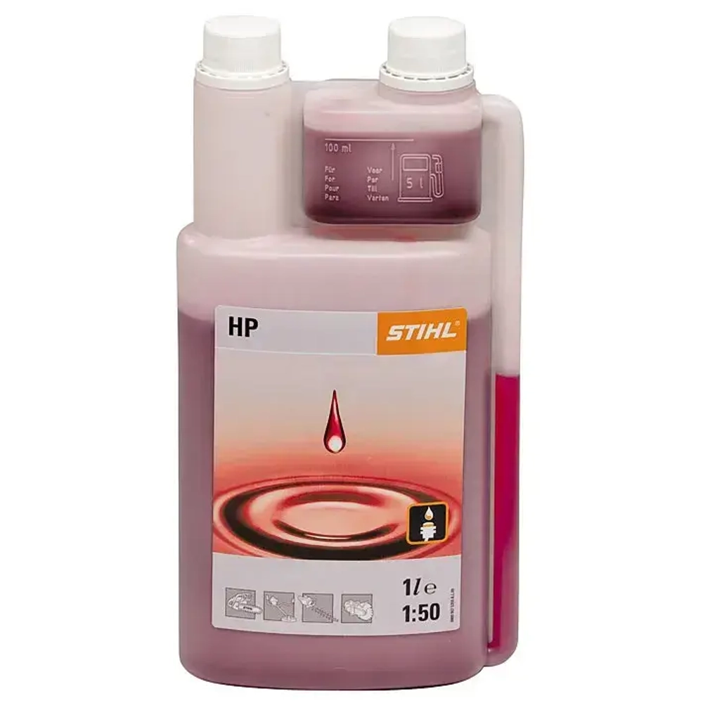 Масло для триммера 2х тактное Stihl HP 2Т, 1 л с дозатором