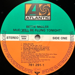 Bette Midler - Mud Will Be Flung Tonight! (Германия 1985г.)