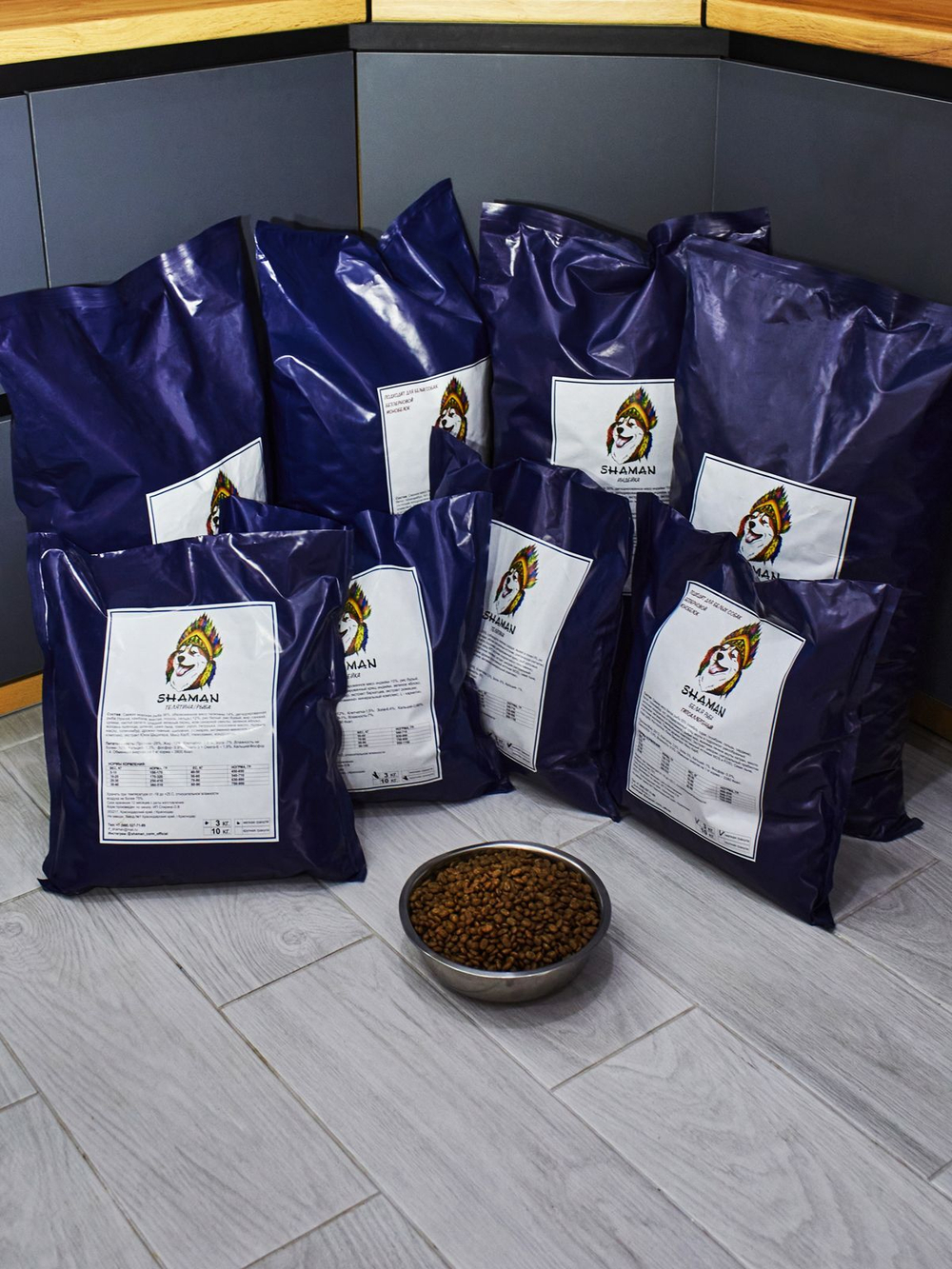 Сухой корм для собак "Shaman" Белая рыба 25 кг; мелкие гранулы; Класс Холистик