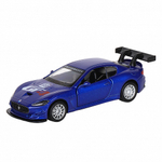 Модель 1:43 Maserati Gran Turismo MC GT4, синий, инерция, откр. двери