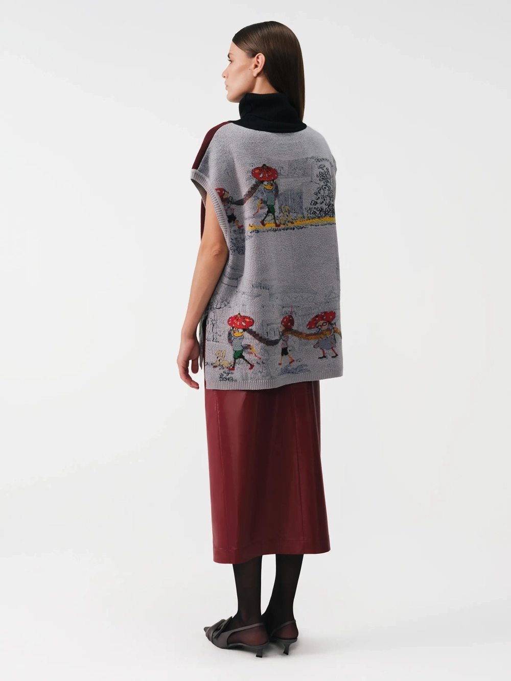 Жилет принтованный OLA OLA