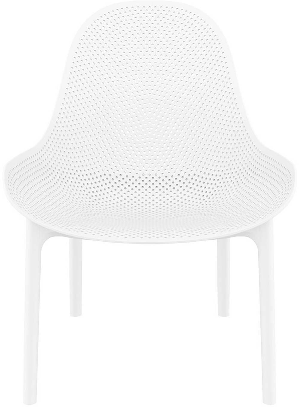 Лаунж-кресло пластиковое Siesta Contract Sky Lounge, белый