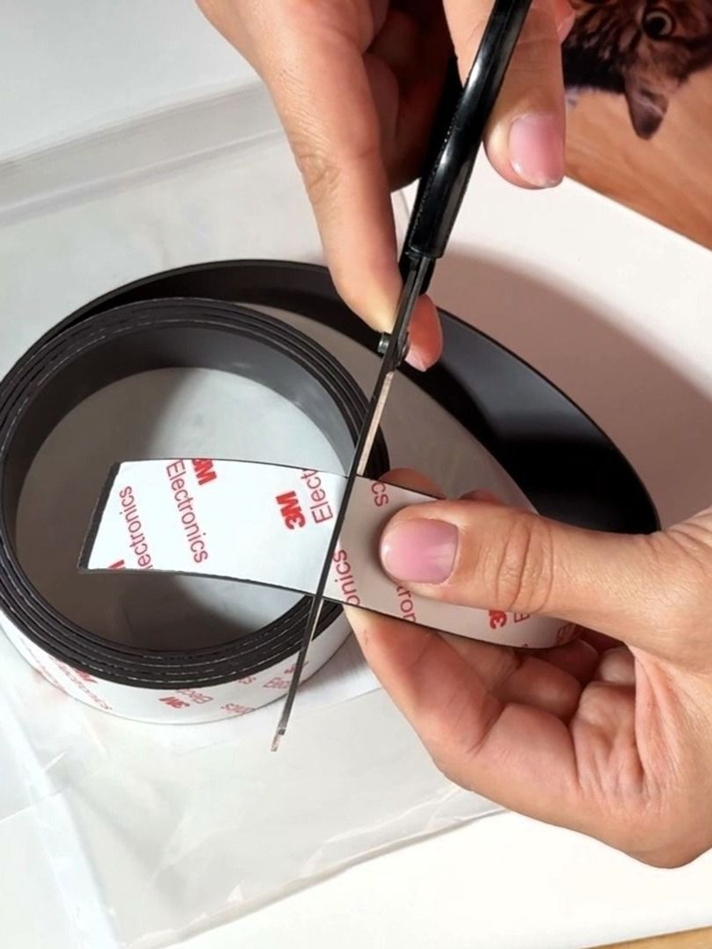 Магнитная лента с усиленным клеевым слоем 3М; ширина 25,4 мм, длина 3 метра