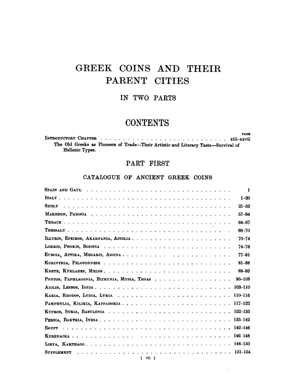Greek coins and their parent cities | John Ward