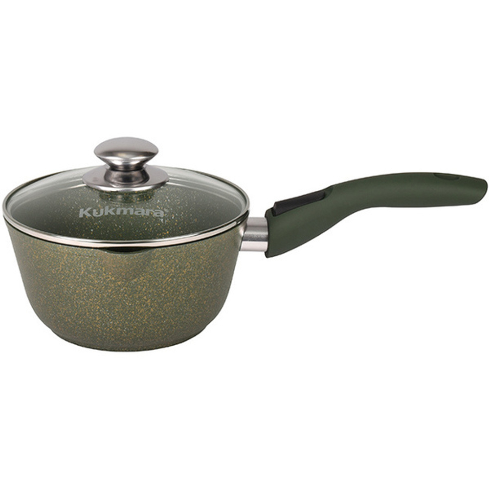 Ковш 1,5л с носиком, со съемной ручкой, стекл. крышкой, АП линия «Trendy style»(Malachite)