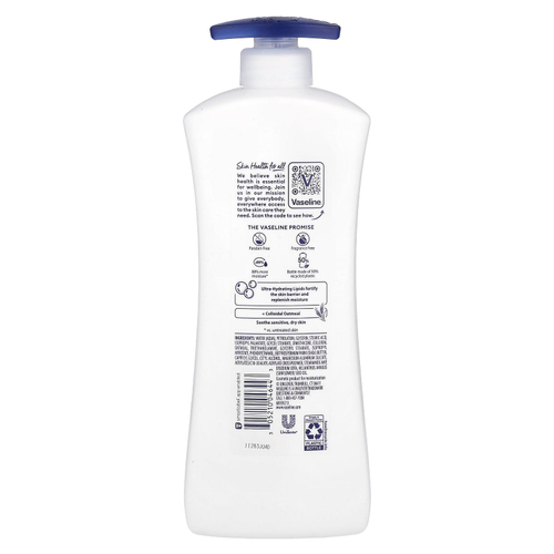 Vaseline, Intensive Care ™, лосьон для тела для чувствительной кожи, без отдушек, 600 мл (20,3 жидк. унц.)