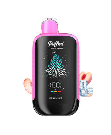 Puffmi Dura Ледяной персик - Peach ice 18000 затяжек 20мг (2%)