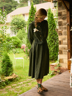 Жакет вельвет укороченный