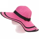 Шляпа женская с широкими полями «TiraMiSu- Мирель», микс 6 цветов, р58, ширина полей 15 см