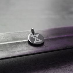 Подвеска Ведьмачьй знак Ирден с гравировкой на заказ