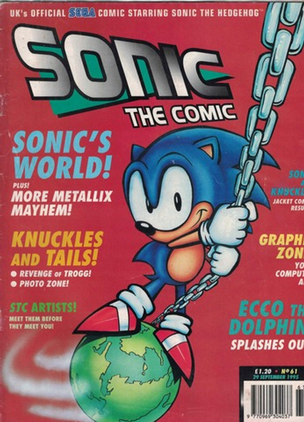 Комикс Sonic The Comic 1995 #61