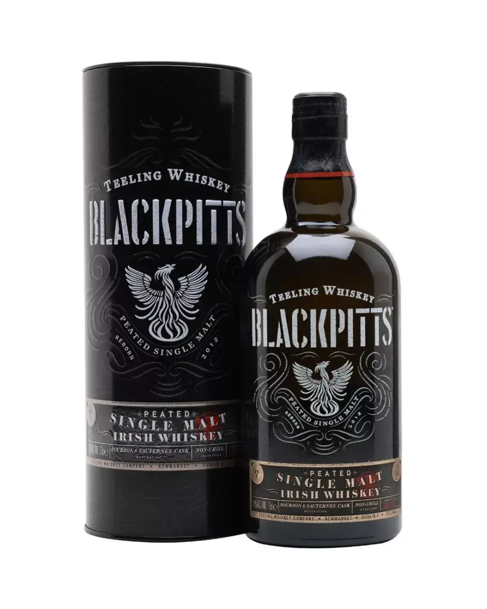 Teeling, Blackpitts Peated Single Malt в тубусе 0,7 л.