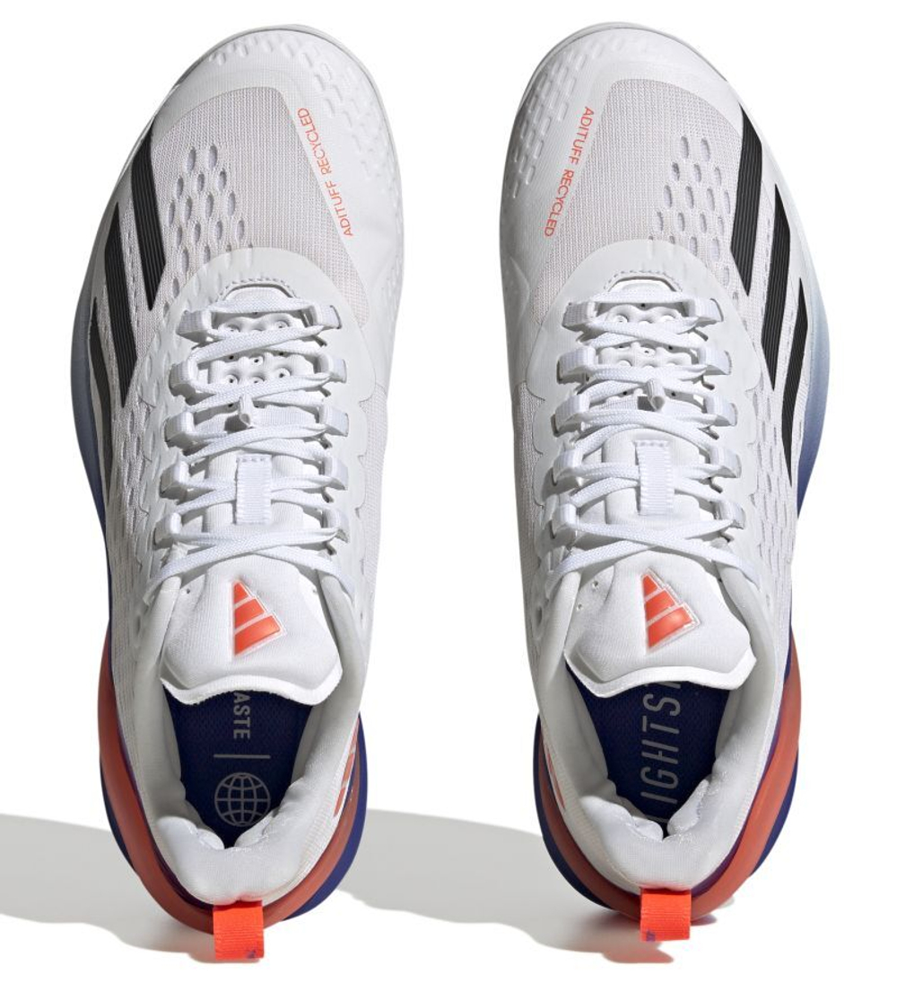 Мужские кроссовки теннисные Adidas Adizero Cybersonic M - белый