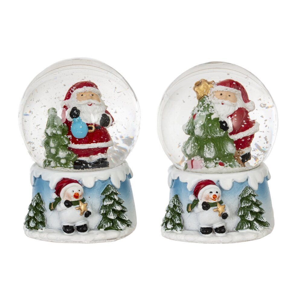 GAEM Фигурка декоративная "Дед Мороз" в стекл шаре, L5,5 W5,5 H6 см, 2в.