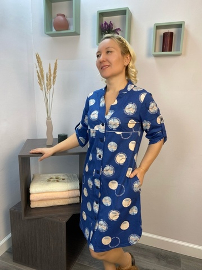 Халат женский "ХЛ-54 К.П" пуговицы (Отекс)