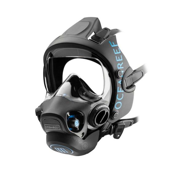 Полнолицевая маска Oceanreef Neptune III со 2-ой ступенью черный