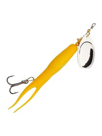 Блесна вращающаяся Abu Garcia Salmon Seeker, 24 г, Yellow/Silver