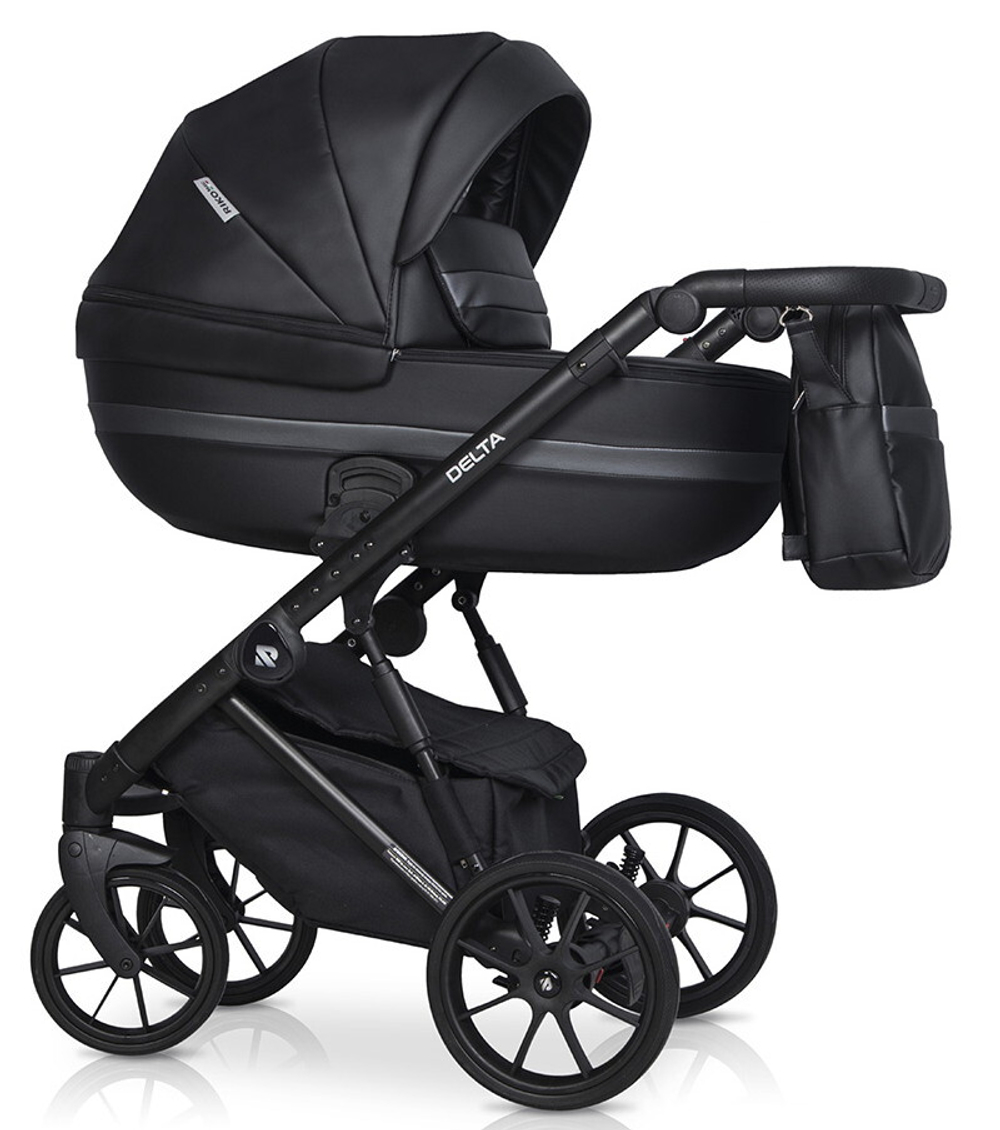 Детская коляска Riko Basic Delta Ecco 3 в 1 15 Black