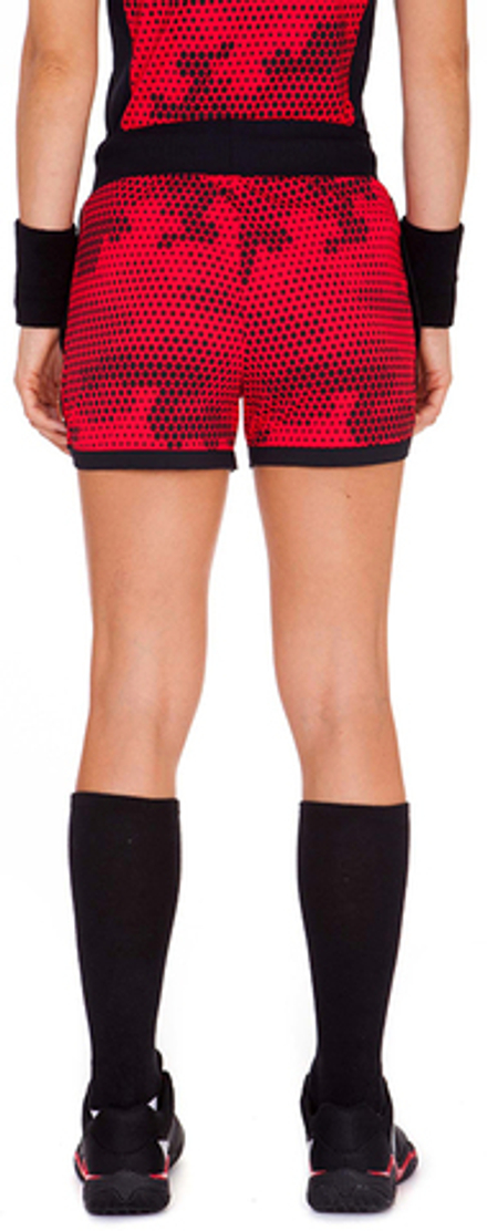 Женские теннисные шорты Hydrogen Women Tech Camo Shorts - red camouflage
