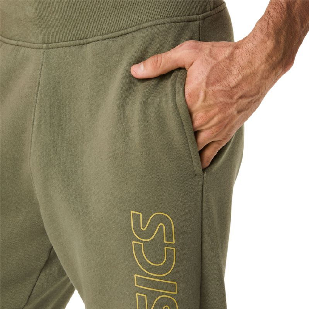 Теннисные брюки Asics Logo - mantle green