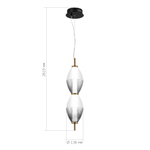 Светильник подвесной ICE LED 16W 3000K