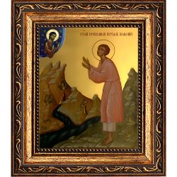 Кирилл Вельский, Важеский праведный. Икона на холсте.