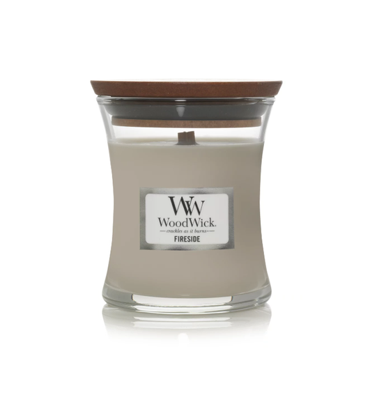 WoodWick Fireside - Ароматическая свеча с ароматом копченого дерева и яблочной кожуры 275 г