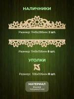 Наличники из фанеры комплект для 2 окон