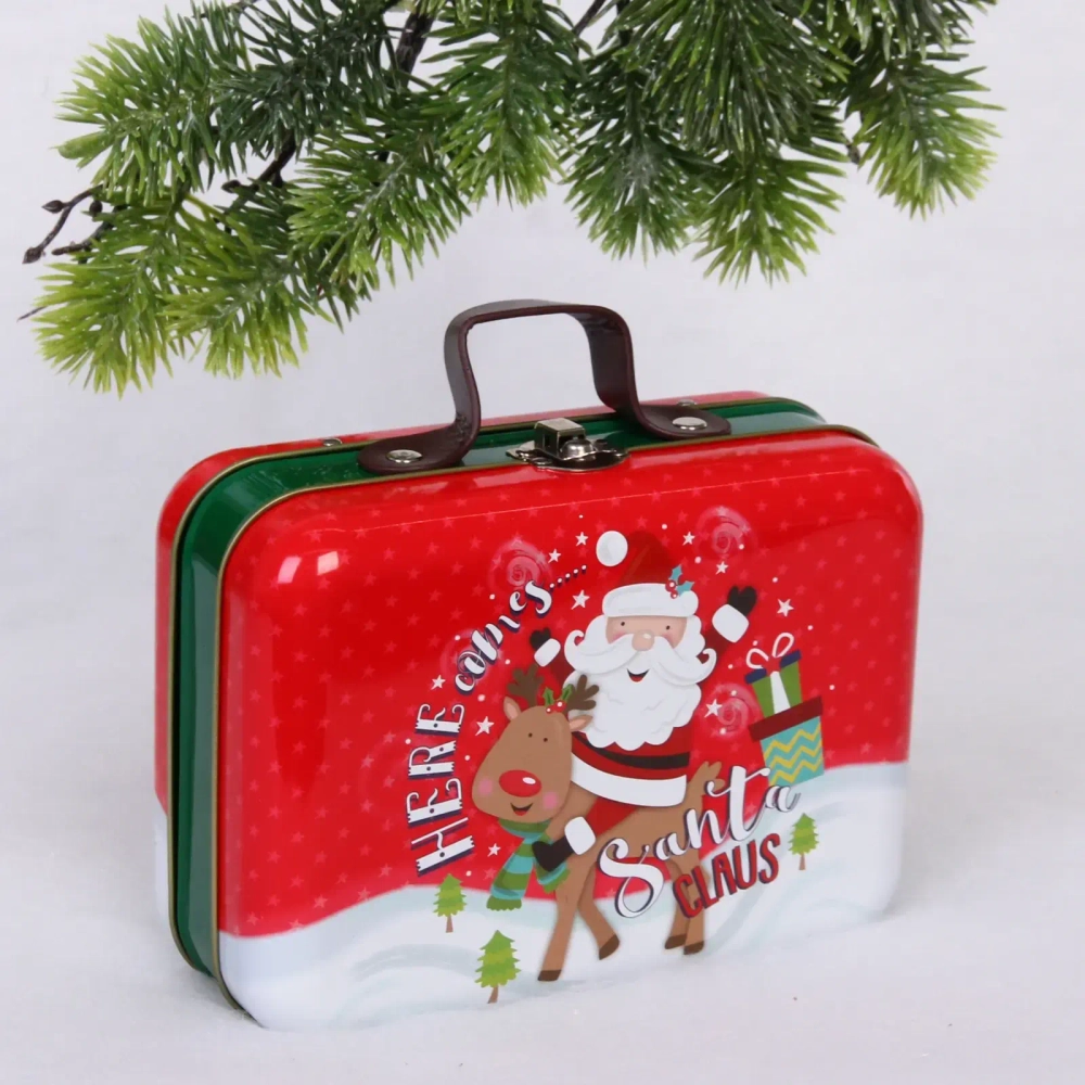 Банка жестяная «Праздничное настроение» 18*13*7,5см