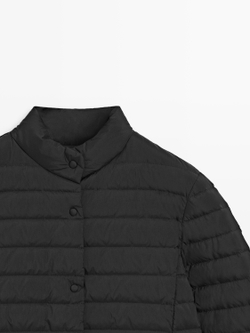 Massimo Dutti Пуховик, черный