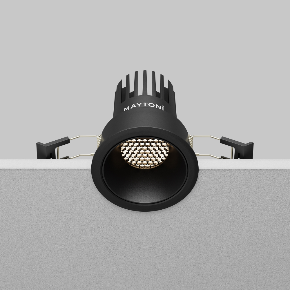 Встраиваемый светодиодный светильник Maytoni Dip DL115-10W-4K-B