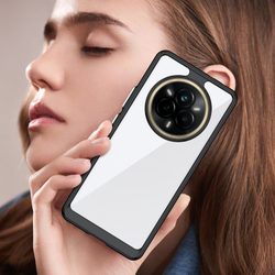 Усиленный защитный чехол с мягкими черными рамками для Realme 14 Pro (Narzo 80 Pro)