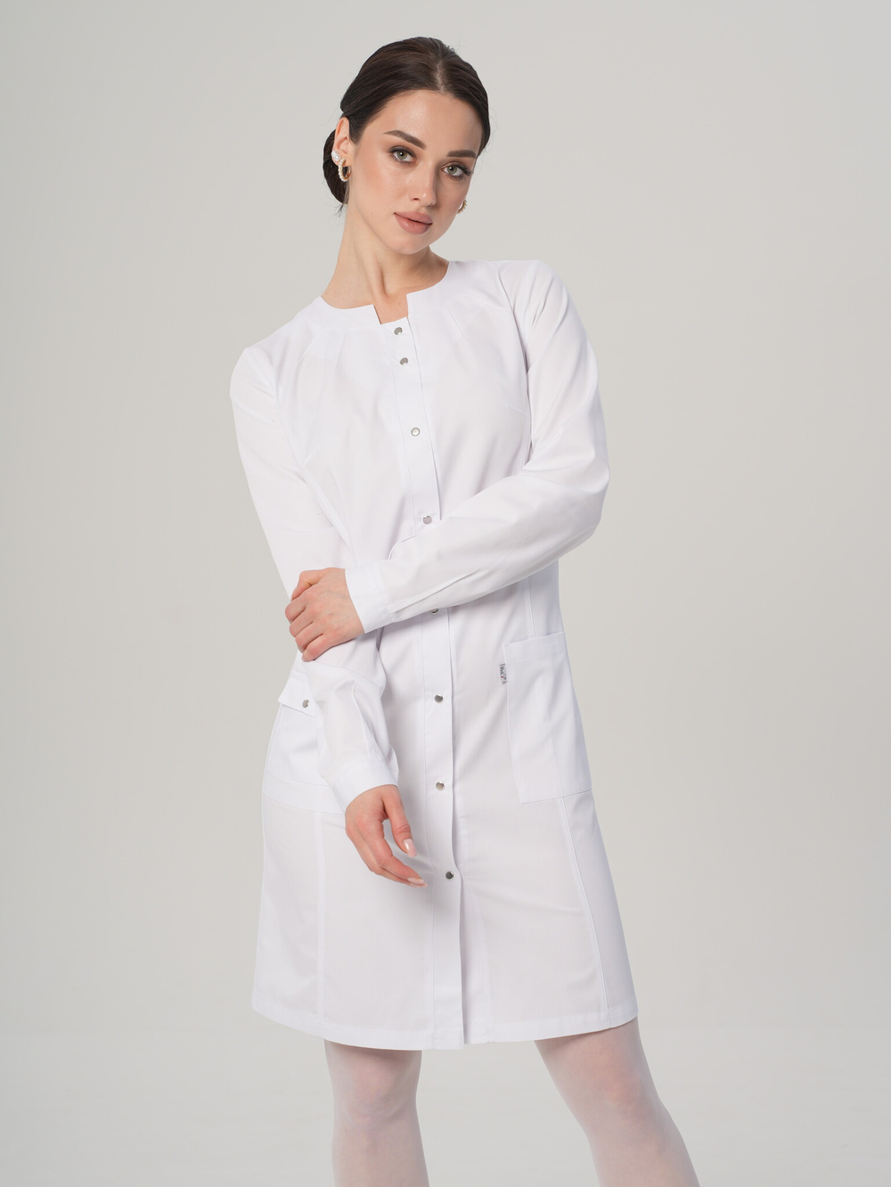 Халат медицинский женский | Х-102 кб клеон проф