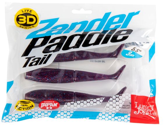 Виброхвосты LJ 3D Series Zander Paddle Tail 5.5in (14.00)/Z10 3шт.