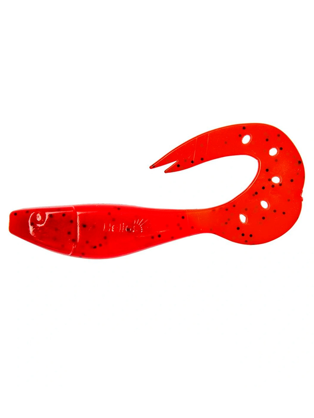 Твистер несъедобный Helios Kasandra 4"29/10,9см Lime 100шт. (HS-34-008-N)