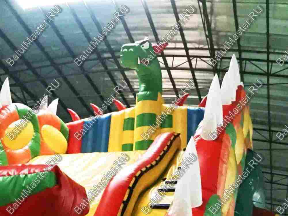 Батут-горка "Дракон 2", 16*8*11 м