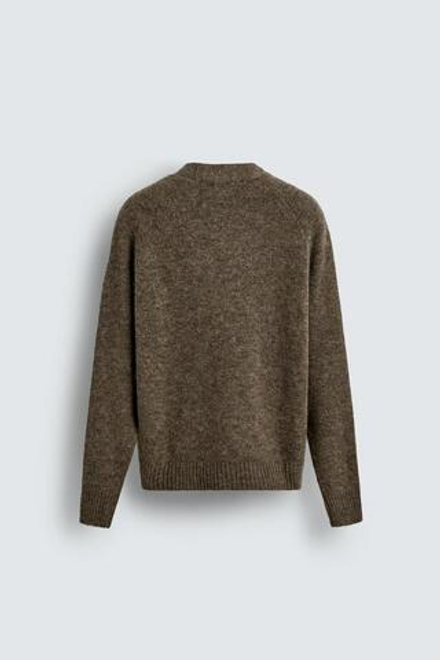 ZARA ККАРДИГАН СВОБОДНОГО КРОЯ — LIMITED EDITION, КОРИЧНЕВЫЙ