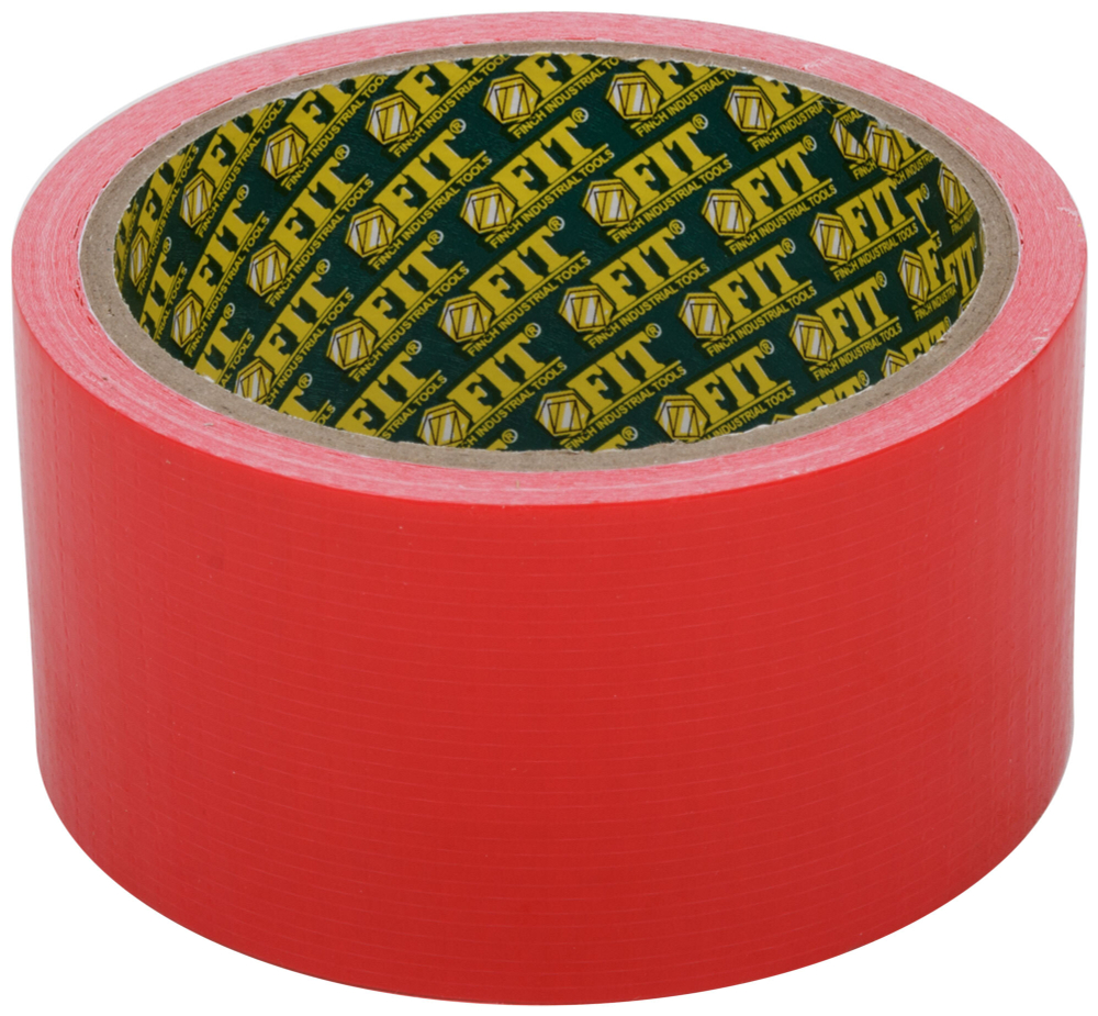 Лента клейкая универсальная армированная "Ductape", красная, 48 мм х 10 м 11772