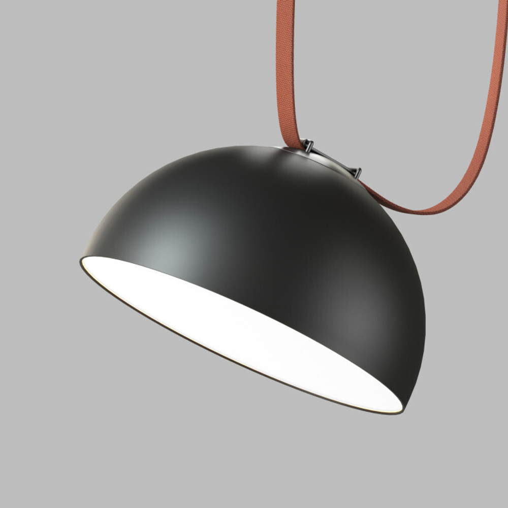 DK5562-BK Cветильник для трека-ремня Belty, серия Flow со светодиодом, D300*H171мм, 48V DC, 28W, RA90, 120°, 4000K, IP20, черный, алюминий