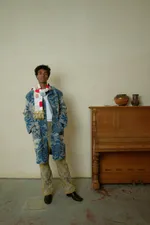 Куртка Soeurs Длинная 2 / Long Padded 2 синяя