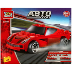 Конструктор пластмассовый ин. 44эл. "Красный спорткар" 57037-ZH (Город мастеров)