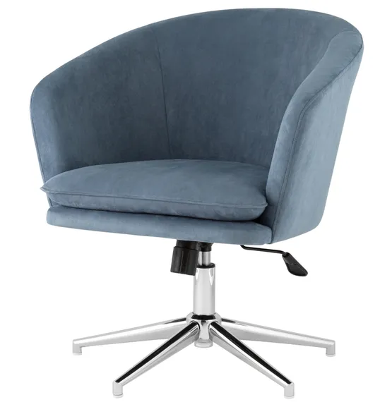 Кресло Харис регулируемое замша синий NC