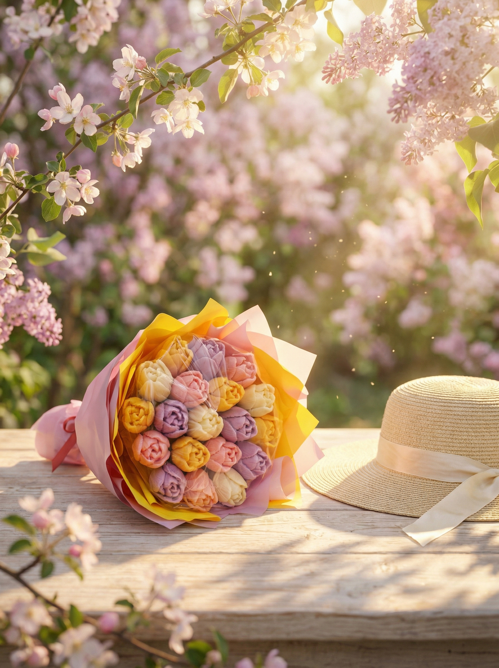 Букет "Тюльпаны" 19 штук