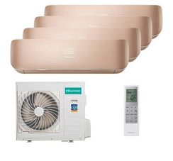 Мультисплит система на 4 комнаты Hisense AMS-09UW4RVETG00(C) x 4 / AMW4-27U4RJC