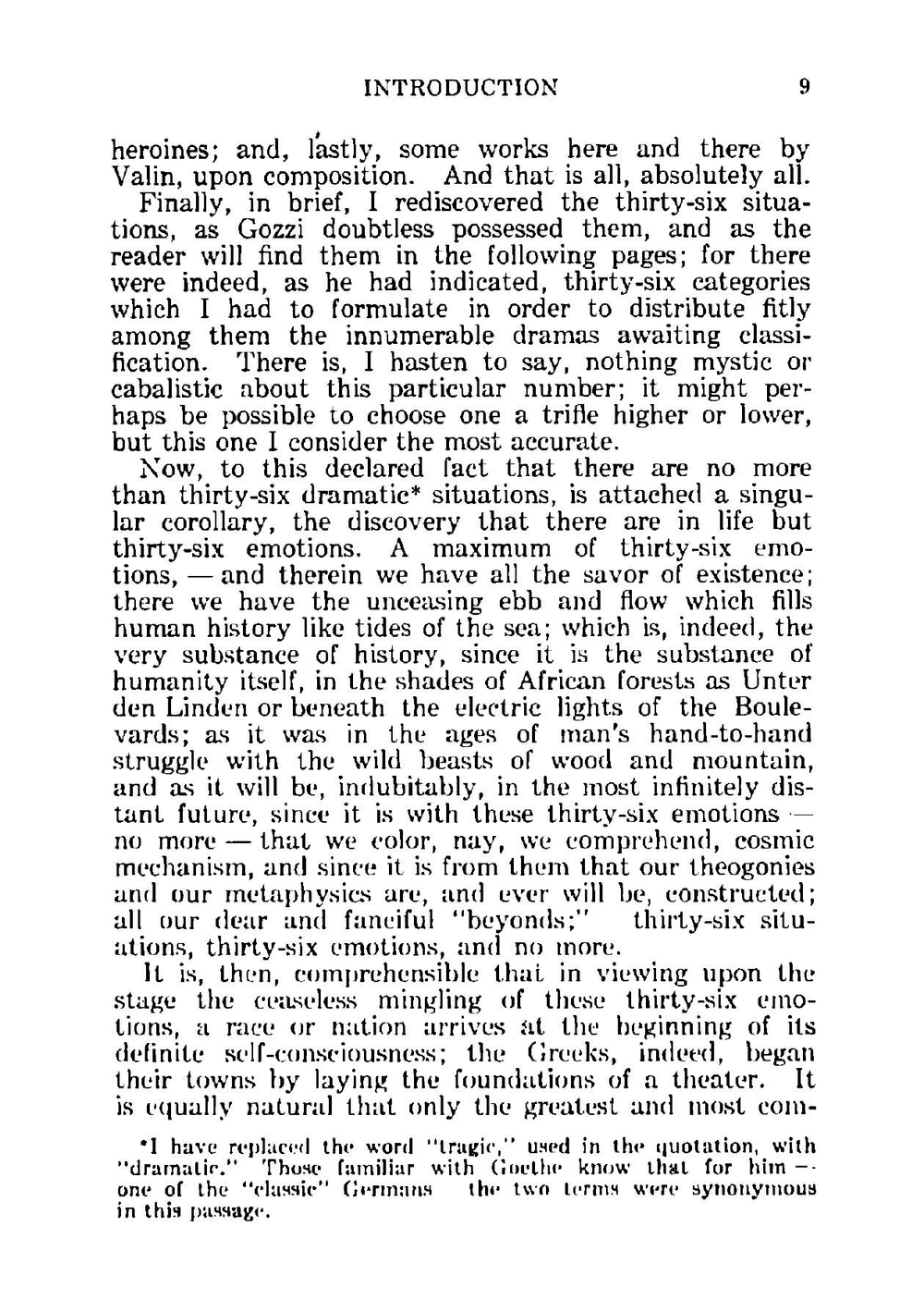 The thirty-six dramatic situations | Georges Polti