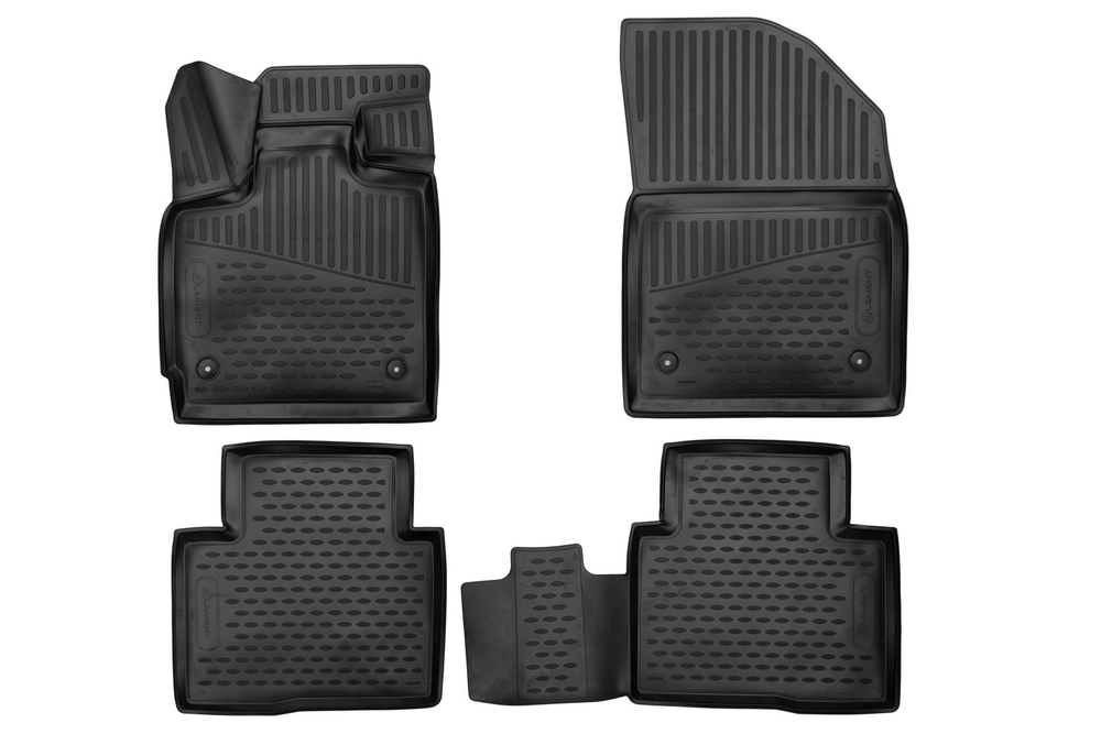 Коврики 3D в салон для EXEED TXL (I) 2019-2021, внедорожник, 4шт. (полиуретан)  AFM3DA0N008210K