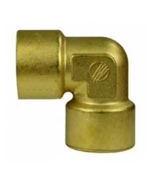 Переходник (угловой) 3/8внут - 3/8внут, 350bar, латунь