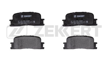 ZEKKERT BS2705 Колодки тормозные дисковые задние для Chery Fora 06-, Lexus ES (VZV,MCV) 01-, Toyota Camry (V30) 01-, Kluger (U20)00-, Chery Fora (A21) 06-